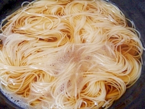 シンプルにゅうめん